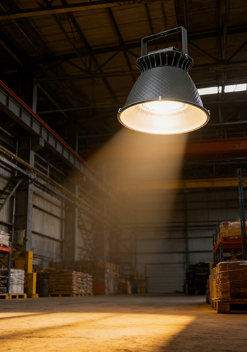 Éclairage LED pour grande hauteur